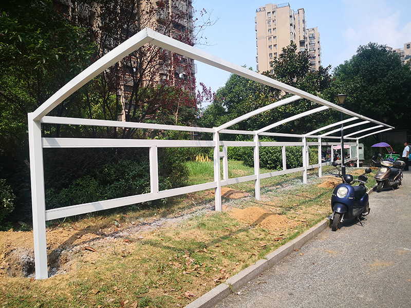 【案例展示】小区共享云充吧智能充电桩雨棚成果展示